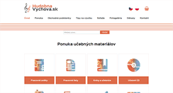 Desktop Screenshot of hudobnavychova.sk