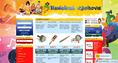 Desktop Screenshot of hudobnavychova.eu